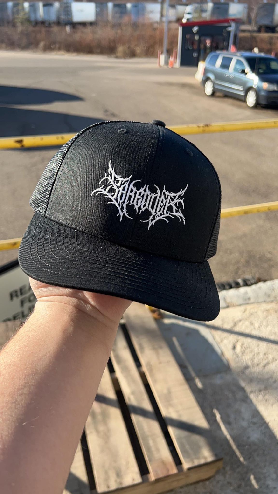 "Shredder" Embroidered Trucker Hat