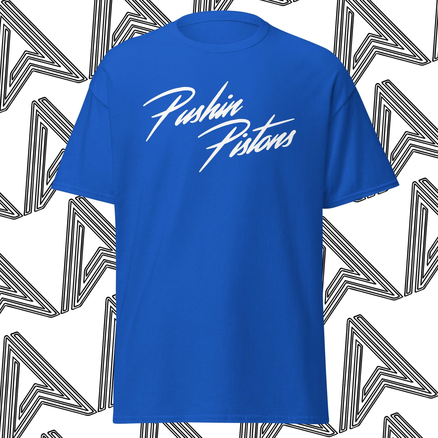 "Pushin Pistons White" T-Shirt