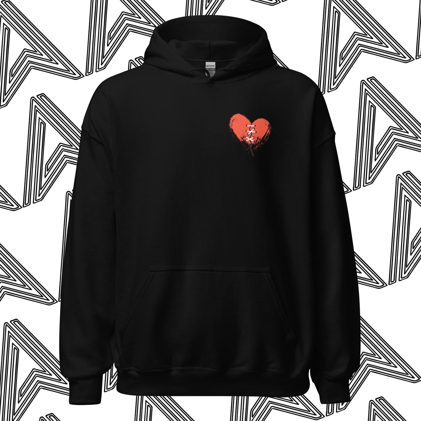 "Drift Stitch" Hoodie - Black