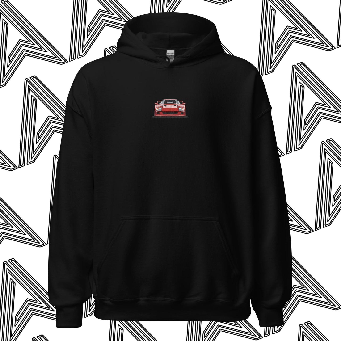 "F40" Embroidered Hoodie