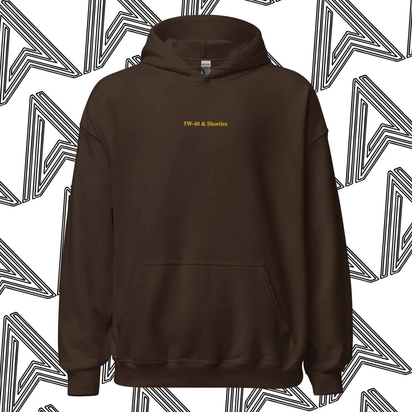 "5W-40 & Shorties" Embroidered Hoodie