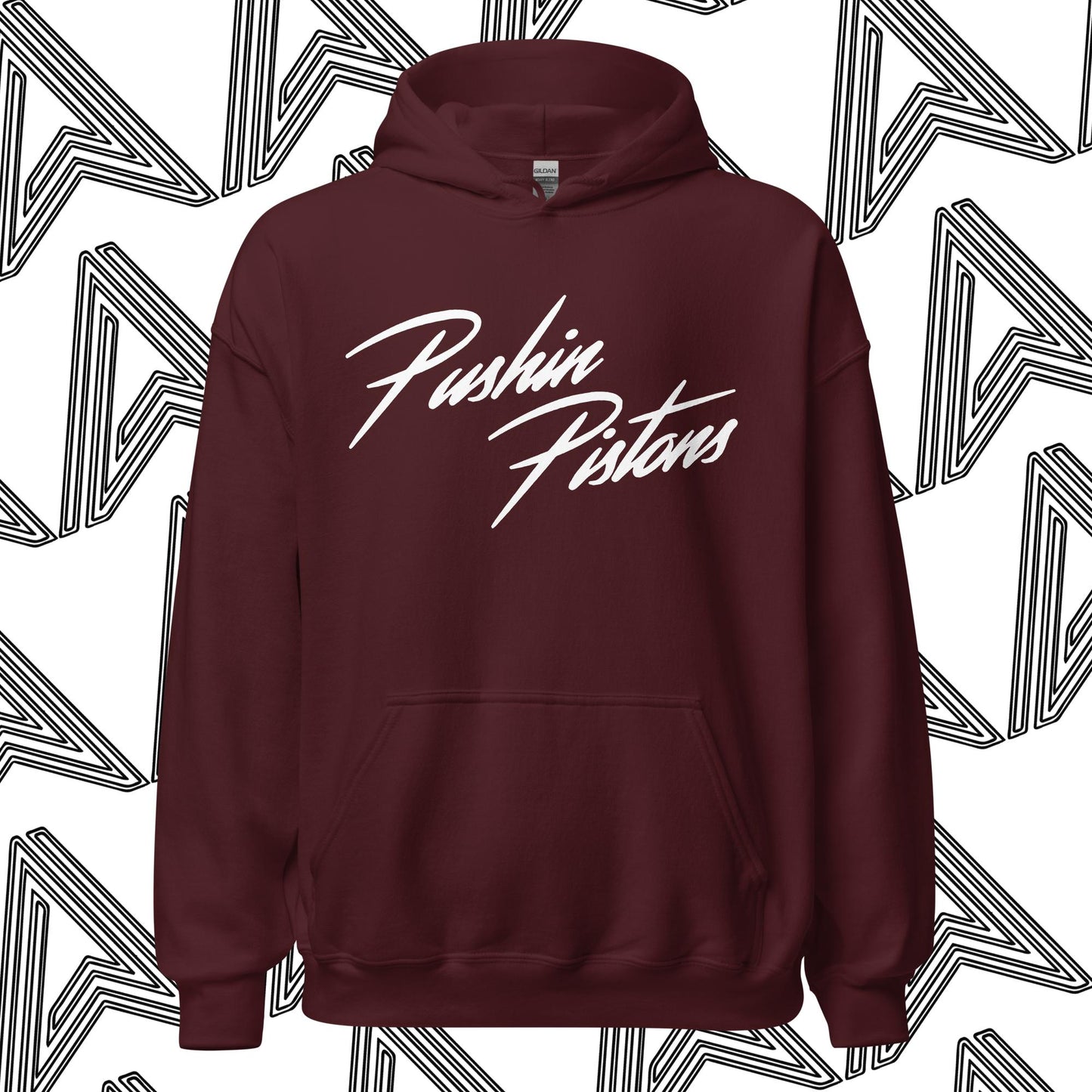 "Pushin Pistons White" Hoodie