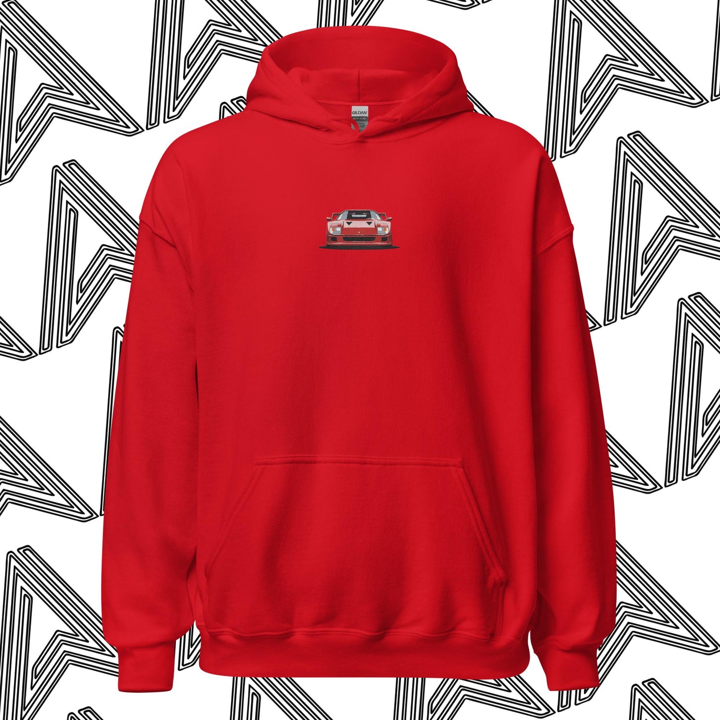 "F40" Embroidered Hoodie