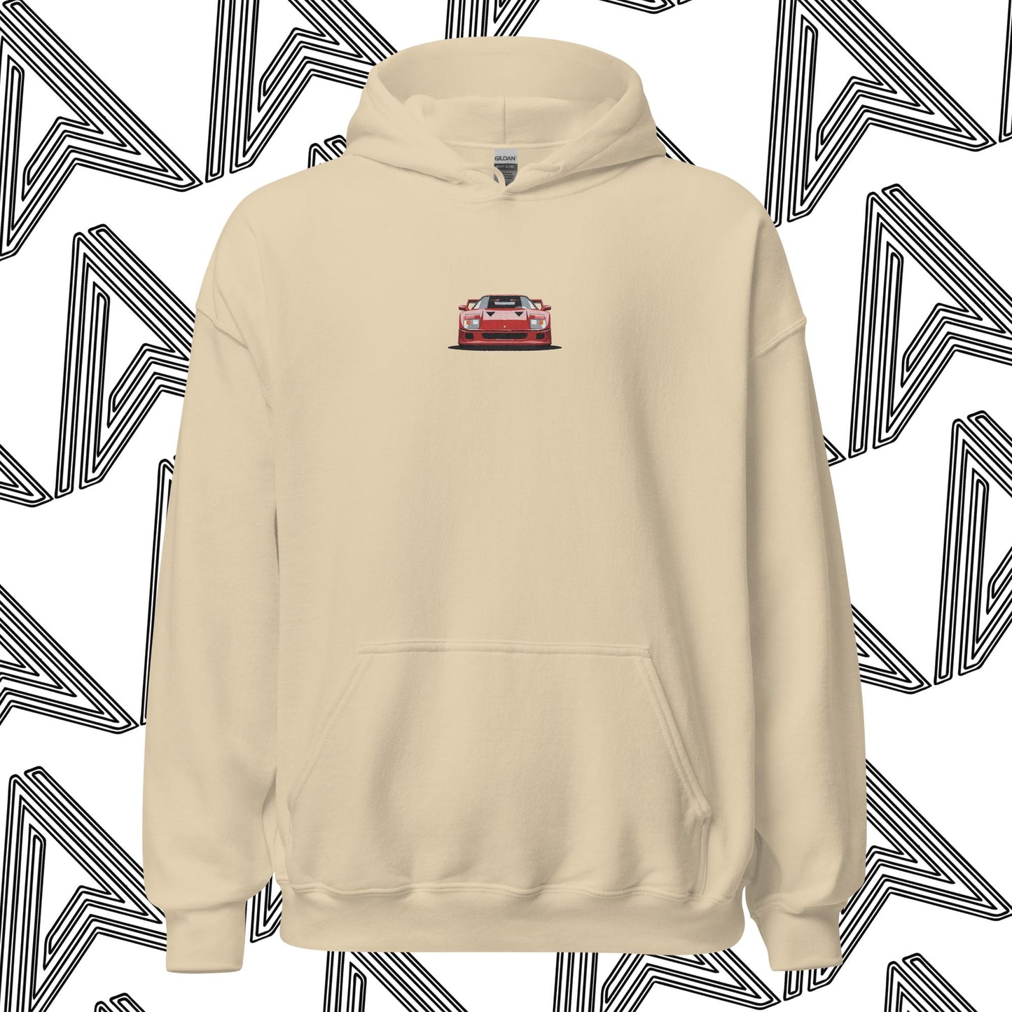 "F40" Embroidered Hoodie