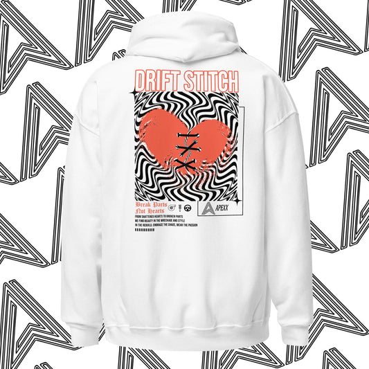 "Drift Stitch" Hoodie - White