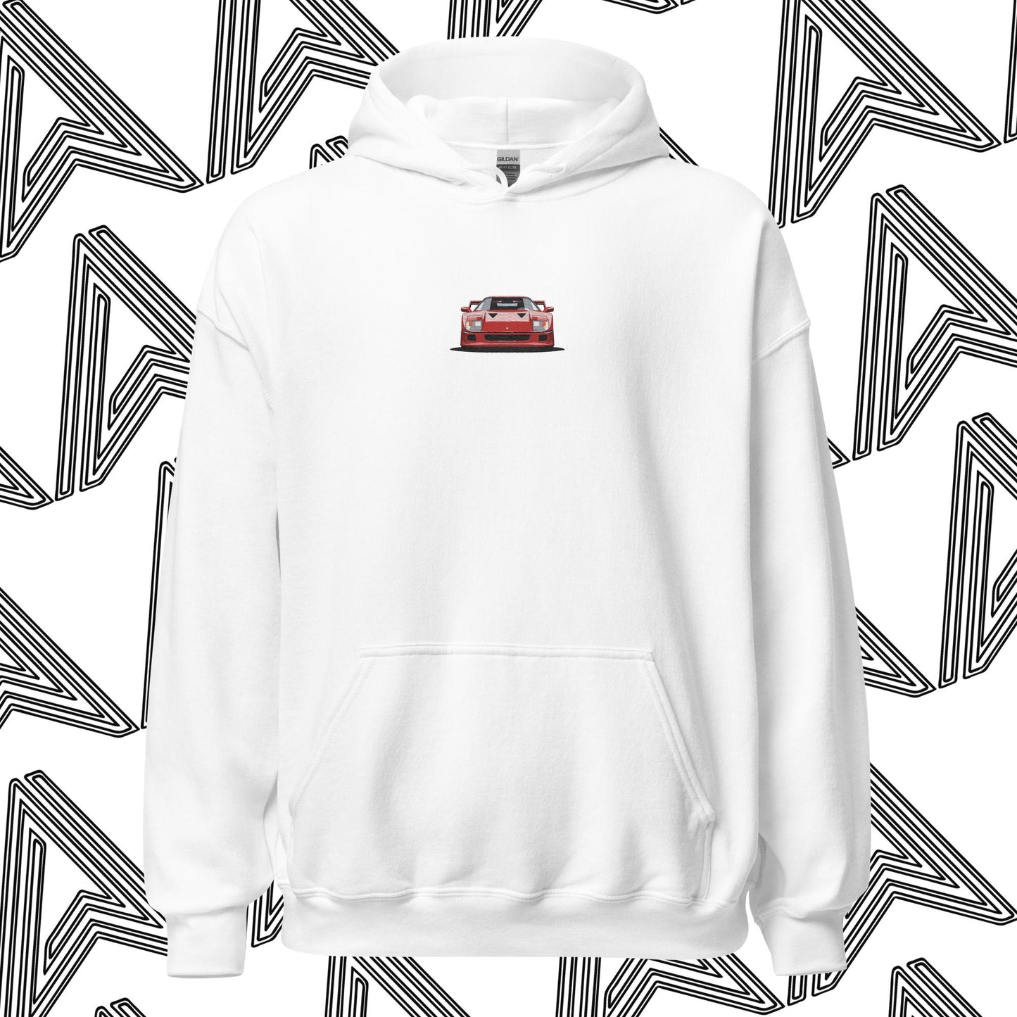 "F40" Embroidered Hoodie