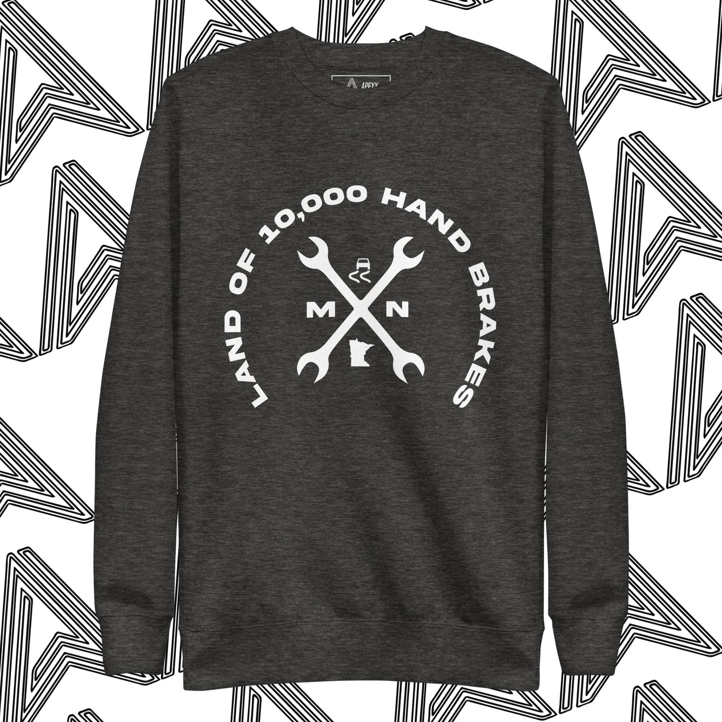 "Land Of 10,000 Hand Brakes" Crewneck Sweatshirt