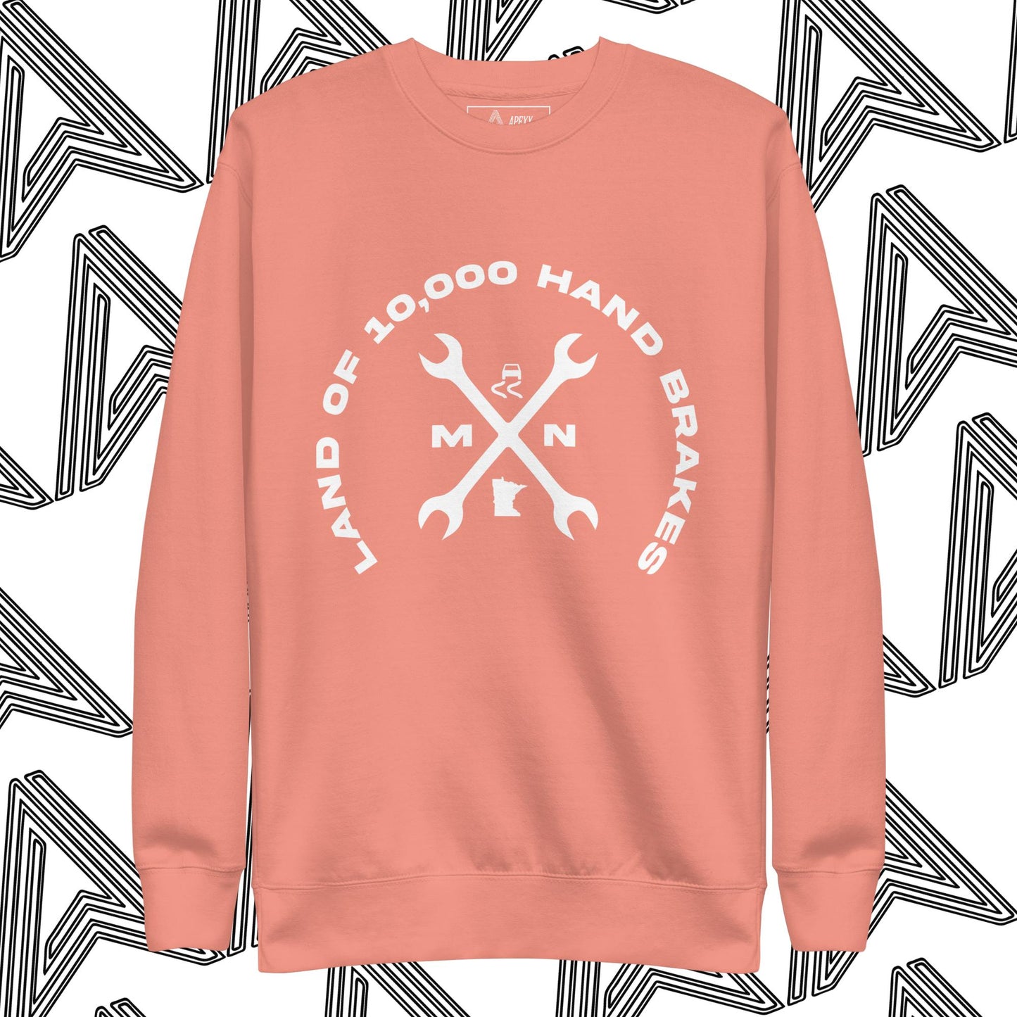 "Land Of 10,000 Hand Brakes" Crewneck Sweatshirt