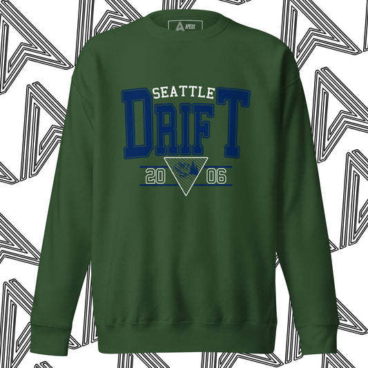 "Seattle Drift" Crewneck Sweatshirt