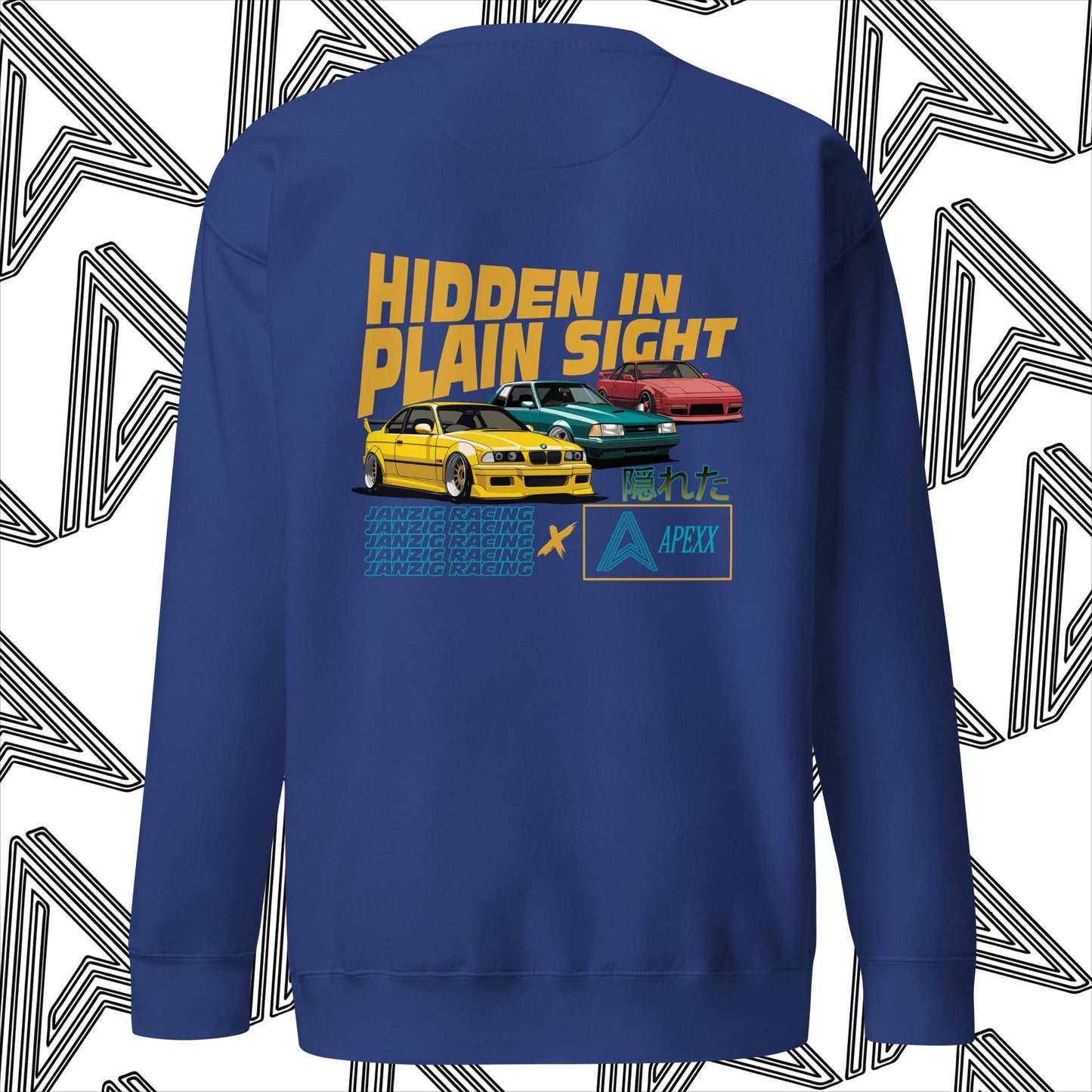 Janzig Racing x Apexx "Hidden in plain sight" Crewneck Sweatshirt